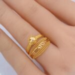 ⁦توينز ذهب عيار 21 -M8031⁩ - الصورة ⁦3⁩