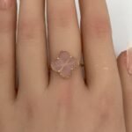 ⁦خاتم ذهب عيار 18 الوزن 2.08 جرام⁩ - الصورة ⁦2⁩