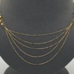 ⁦عقد ذهب عيار 18 الوزن 1.73 جرام⁩ - الصورة ⁦3⁩