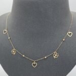 ⁦عقد ذهب عيار 18 الوزن 1.61 جرام⁩ - الصورة ⁦4⁩