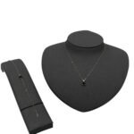 عقد وإسواره ذهب عيار 18 الوزن 0.88 جرام