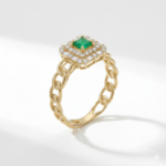 ⁦خاتم ذهب عيار 21 الوزن 2.15 جرام⁩ - الصورة ⁦4⁩