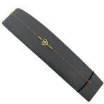 انسيال ذهب على شكل قلب عيار 21 وزن 0.90 جرام يضفي لمسة ناعمة لمعصمك