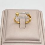 ⁦خاتم ذهب عيار 21 الوزن 2.69 جرام⁩ - الصورة ⁦2⁩