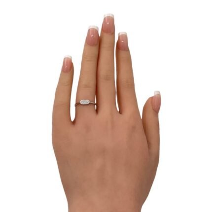 خاتم ذهب عيار 18 الوزن 0.81 جرام