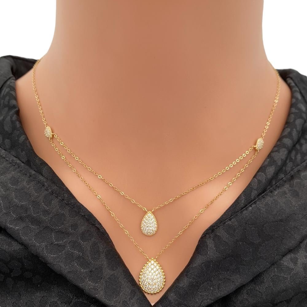 عقد ذهب عيار 18 الوزن 3.41 جرام عقد ذهب عيار 18 الوزن 3.41 جرام