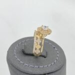 ⁦خاتم ذهب عيار 18 الوزن 2.57 جرام⁩ - الصورة ⁦2⁩