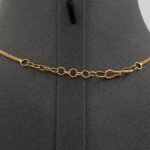 ⁦خناق ذهب عيار 21 الوزن 17.7 جرام⁩ - الصورة ⁦4⁩