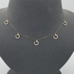 ⁦عقد ذهب عيار 18 الوزن 1.34 جرام⁩ - الصورة ⁦3⁩