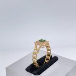 ⁦خاتم ذهب عيار 21 الوزن 2.15 جرام⁩ - الصورة ⁦2⁩