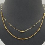 ⁦عقد ذهب عيار 18 الوزن 1.99 جرام⁩ - الصورة ⁦5⁩