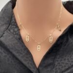 عقد ذهب عيار 18 الوزن 1.85 جرام