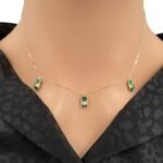 عقد تشوكر ذهب عيار 18 الوزن 1.14 جرام