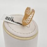 ⁦خاتم ذهب عيار 21 الوزن 2.49 جرام اختيار مثالي لمحبات التميّز⁩ - الصورة ⁦3⁩