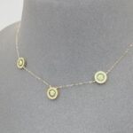 ⁦عقد ذهب عيار 18 الوزن 2.01 جرام⁩ - الصورة ⁦2⁩