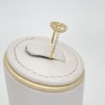 ⁦خاتم ذهب عيار 18 الوزن 0.86 جرام⁩ - الصورة ⁦3⁩