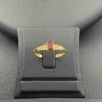 ⁦طقم جناح الصقر ذهب عيار 21 الوزن 3.54 جرام⁩ - الصورة ⁦4⁩