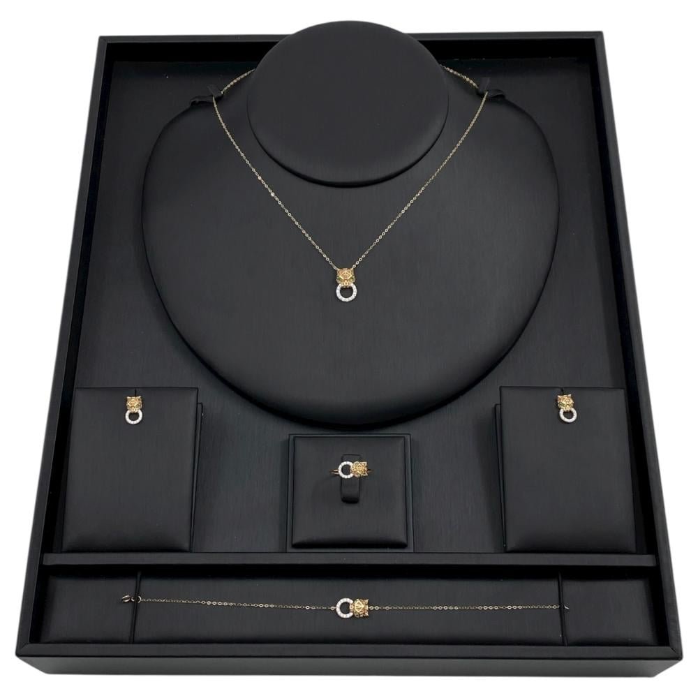 طقم تايجر ذهب عيار 18 وزن 4.73 جم أناقة تدوم طويلًا طقم تايجر ذهب عيار 18 وزن 4.73 جم أناقة تدوم طويلًا