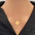 عقد ذهب عيار 21 الوزن 1.17 جرام