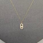 ⁦عقد ذهب عيار 18 الوزن 0.40 جرام⁩ - الصورة ⁦3⁩