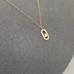 ⁦عقد ذهب عيار 18 الوزن 0.40 جرام⁩ - الصورة ⁦4⁩