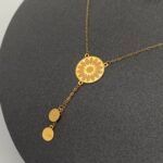 ⁦عقد ذهب عيار 21 الوزن 1.17 جرام⁩ - الصورة ⁦3⁩