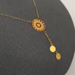 ⁦عقد ذهب عيار 21 الوزن 1.17 جرام⁩ - الصورة ⁦4⁩