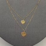 ⁦عقد ذهب عيار 18 الوزن 0.61 جرام⁩ - الصورة ⁦2⁩