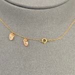 ⁦عقد ذهب عيار 21 جرام الوزن 1.07 جرام⁩ - الصورة ⁦5⁩