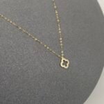 ⁦عقد ذهب عيار 18 الوزن 0.35 جرام⁩ - الصورة ⁦4⁩