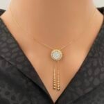 عقد ذهب عيار 18 الوزن 5.15 جرام