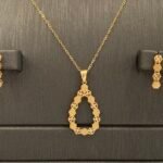 ⁦نصف طقم ذهب عيار 21 الوزن 4.21 جرام⁩ - الصورة ⁦4⁩