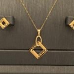 ⁦نصف طقم ذهب عيار 21 الوزن 4.75 جرام⁩ - الصورة ⁦2⁩