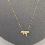 ⁦عقد ذهب عيار 18 الوزن 0.81 جرام⁩ - الصورة ⁦2⁩