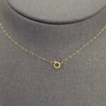 ⁦عقد ذهب عيار 18 الوزن 0.81 جرام⁩ - الصورة ⁦3⁩