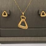 ⁦نصف طقم ذهب عيار 21 الوزن 4.64 جرام⁩ - الصورة ⁦2⁩