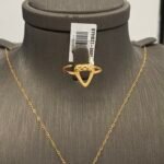 ⁦نصف طقم ذهب عيار 21 الوزن 4.64 جرام⁩ - الصورة ⁦4⁩