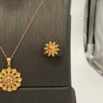 ⁦نصف طقم ذهب عيار 21 الوزن 6.16 جرام⁩ - الصورة ⁦3⁩