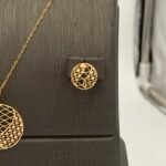 ⁦نصف طقم ذهب عيار 21 الوزن 4.31 جرام⁩ - الصورة ⁦3⁩