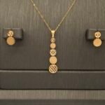 ⁦نصف طقم ذهب عيار 21 الوزن 4.31 جرام⁩ - الصورة ⁦2⁩