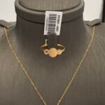 ⁦نصف طقم ذهب عيار 21 الوزن 4.31 جرام⁩ - الصورة ⁦4⁩