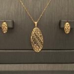 ⁦نصف طقم ذهب عيار 21 الوزن 4.24 جرام⁩ - الصورة ⁦2⁩