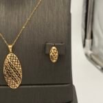 ⁦نصف طقم ذهب عيار 21 الوزن 4.24 جرام⁩ - الصورة ⁦3⁩