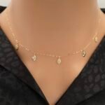 شوكر ذهب عيار 18 الوزن 1.04 جرام