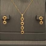 ⁦نصف طقم ذهب عيار 21 الوزن 6.31 جرام⁩ - الصورة ⁦2⁩