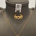 ⁦نصف طقم ذهب عيار 21 الوزن 6.18 جرام⁩ - الصورة ⁦4⁩