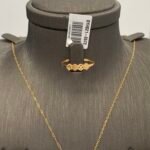 ⁦نصف طقم ذهب عيار 21 الوزن 3.82 جرام⁩ - الصورة ⁦4⁩