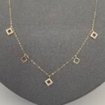 ⁦شوكر ذهب عيار 18 الوزن 0.87 جرام⁩ - الصورة ⁦4⁩