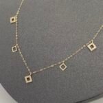 ⁦شوكر ذهب عيار 18 الوزن 0.87 جرام⁩ - الصورة ⁦5⁩