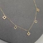 ⁦شوكر ذهب عيار 18 الوزن 0.87 جرام⁩ - الصورة ⁦3⁩